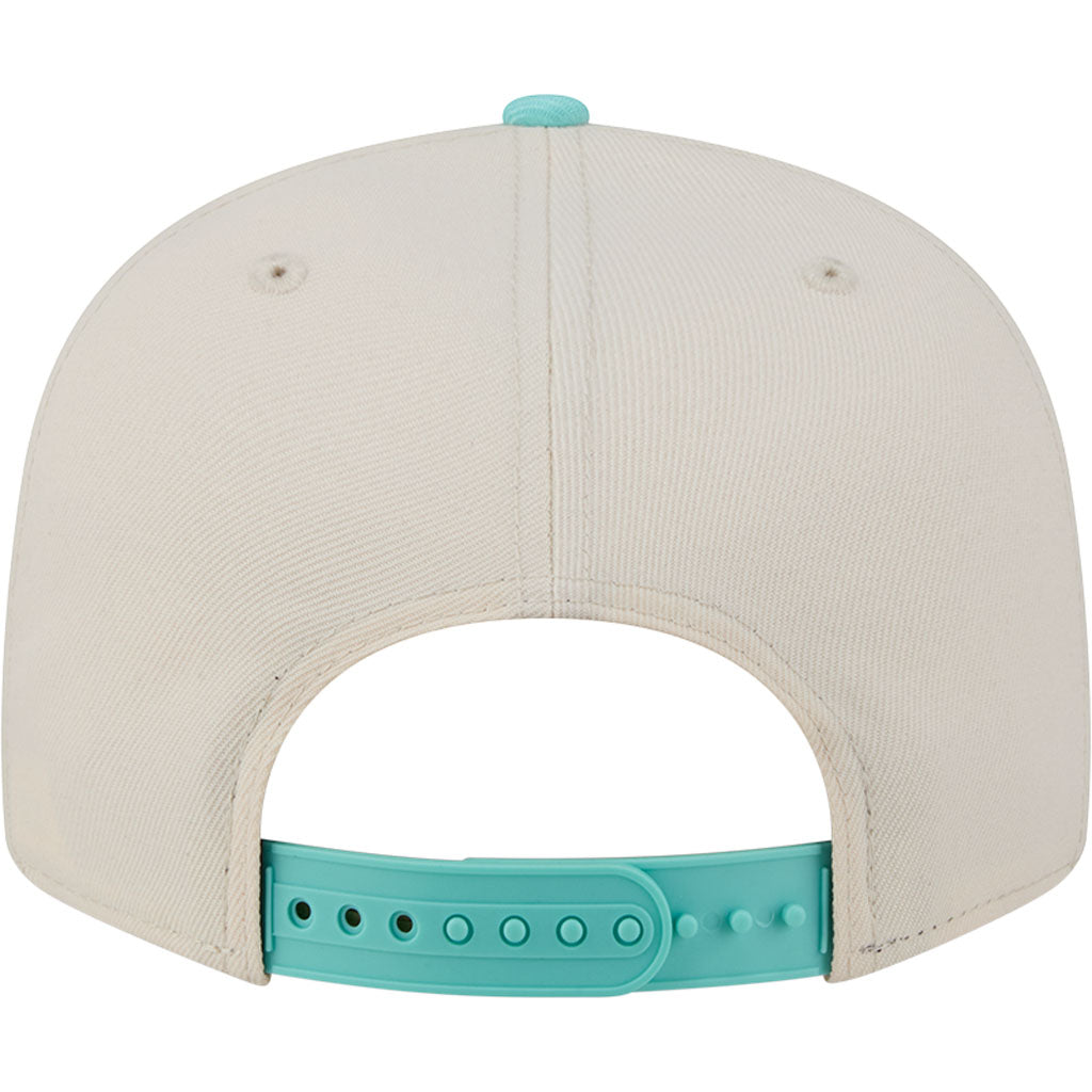 NBA Los Angeles Lakers New Era Two-Tone Aqua 9FIFTY Snapback Hat - Light cream