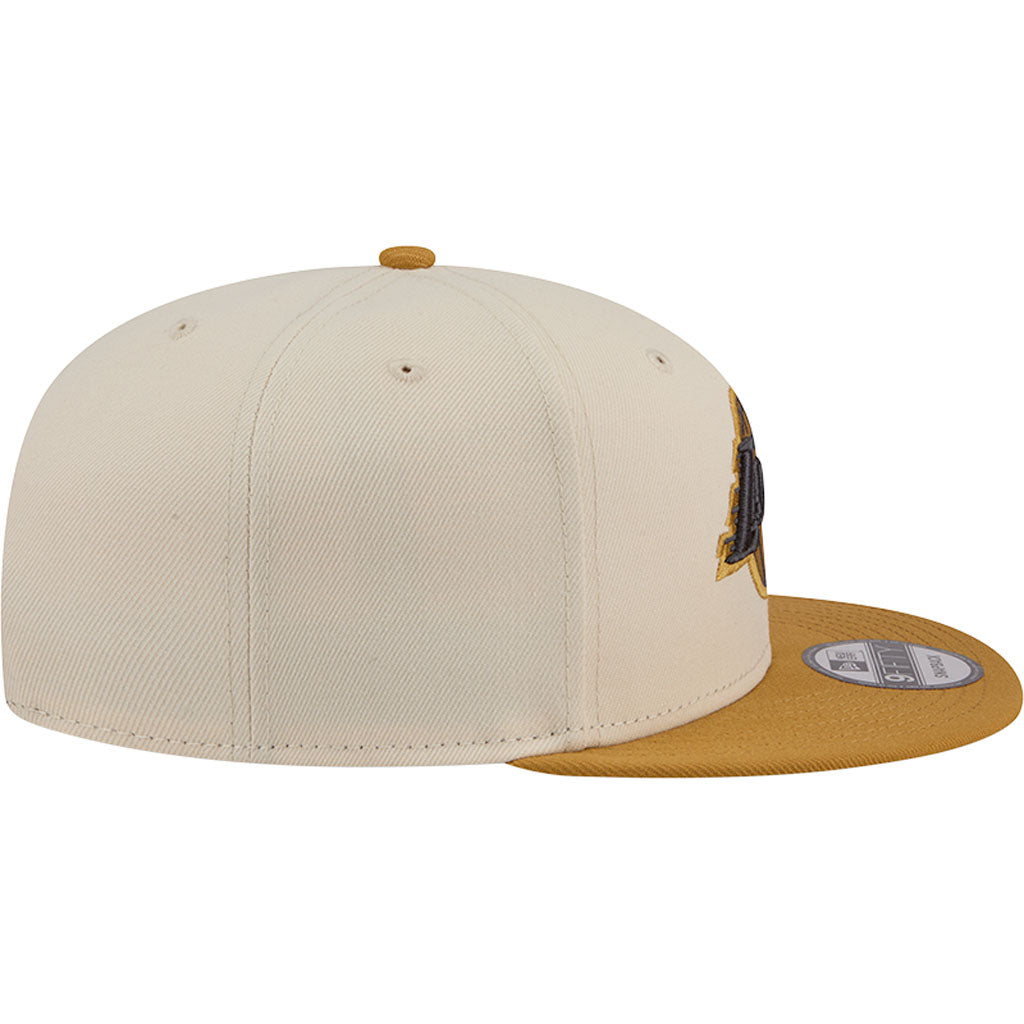 NFL Los Angeles Lakers New Era Two-Tone Dusted 9FIFTY Snapback Hat - Light cream