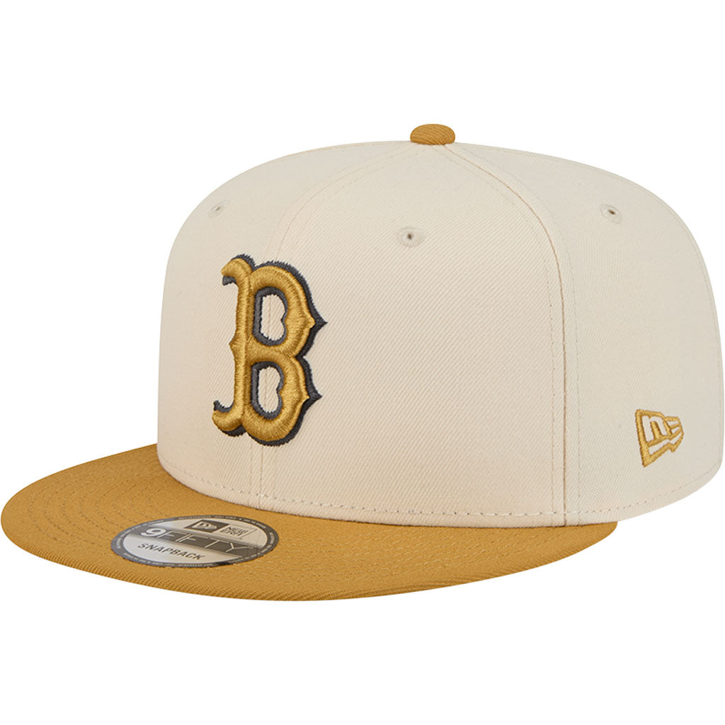 NFL Boston Red Sox New Era Two-Tone Dusted 9FIFTY Snapback Hat - Light cream