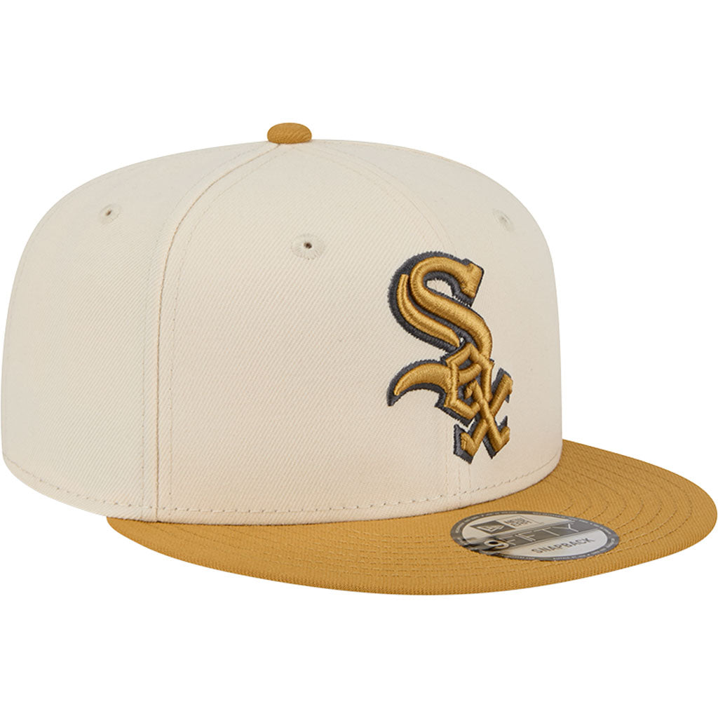 NFL Chicago White Sox New Era Two-Tone Dusted 9FIFTY Snapback Hat - Light cream