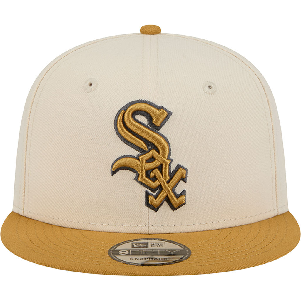 NFL Chicago White Sox New Era Two-Tone Dusted 9FIFTY Snapback Hat - Light cream