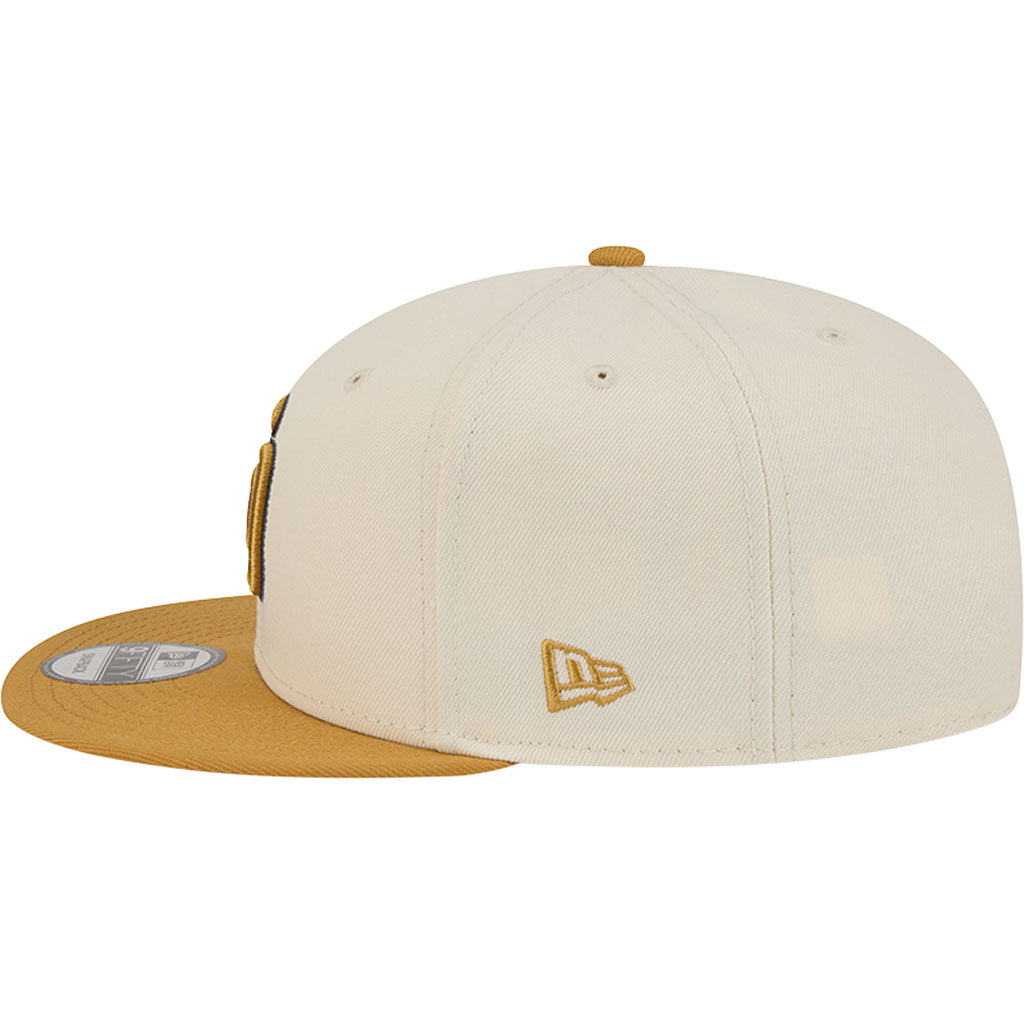 NFL San Diego Padres New Era Two-Tone Dusted 9FIFTY Snapback Hat - Light cream