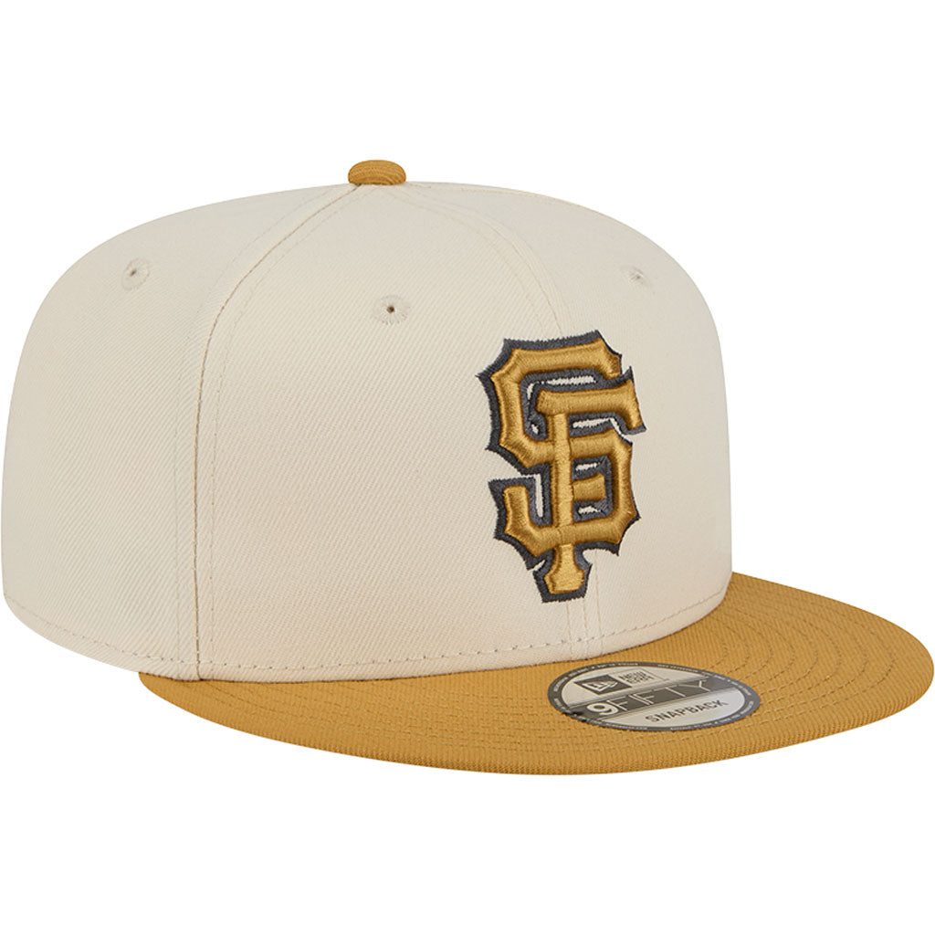 NFL San Francisco Giants New Era Two-Tone Dusted 9FIFTY Snapback Hat - Light cream