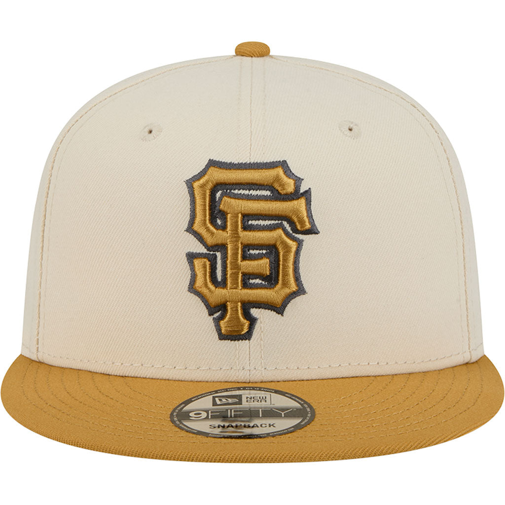 NFL San Francisco Giants New Era Two-Tone Dusted 9FIFTY Snapback Hat - Light cream