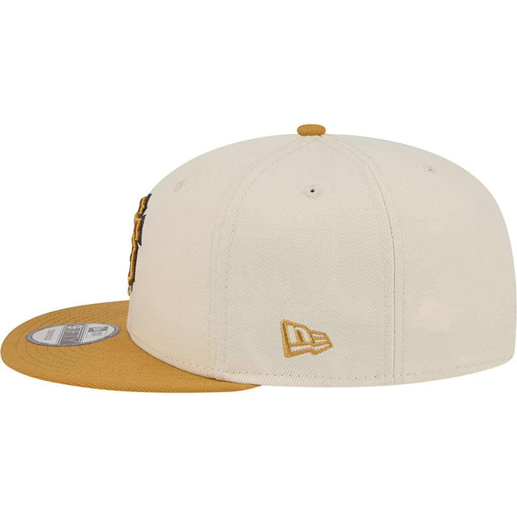 NFL San Francisco Giants New Era Two-Tone Dusted 9FIFTY Snapback Hat - Light cream