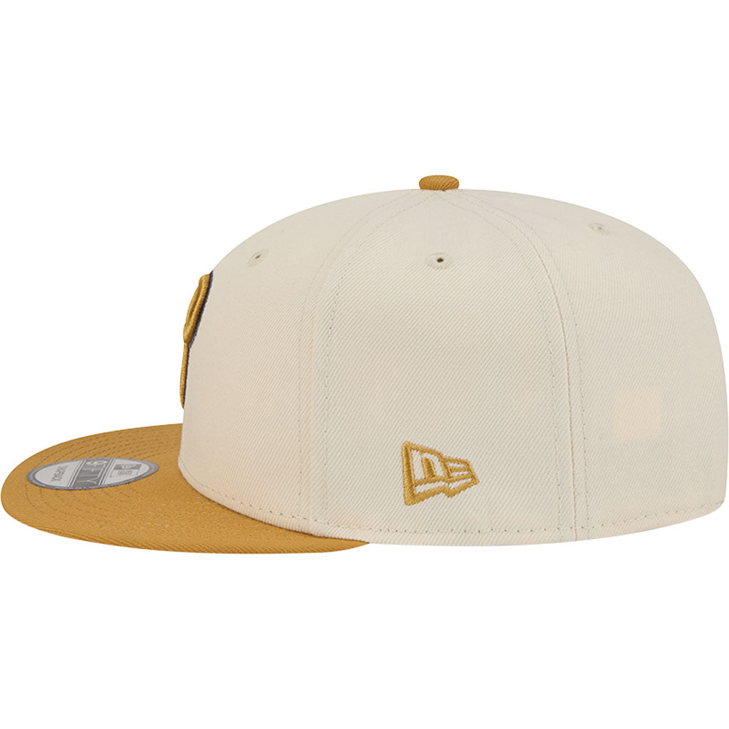 NFL Philadelphia Phillies New Era Two-Tone Dusted 9FIFTY Snapback Hat - Light cream