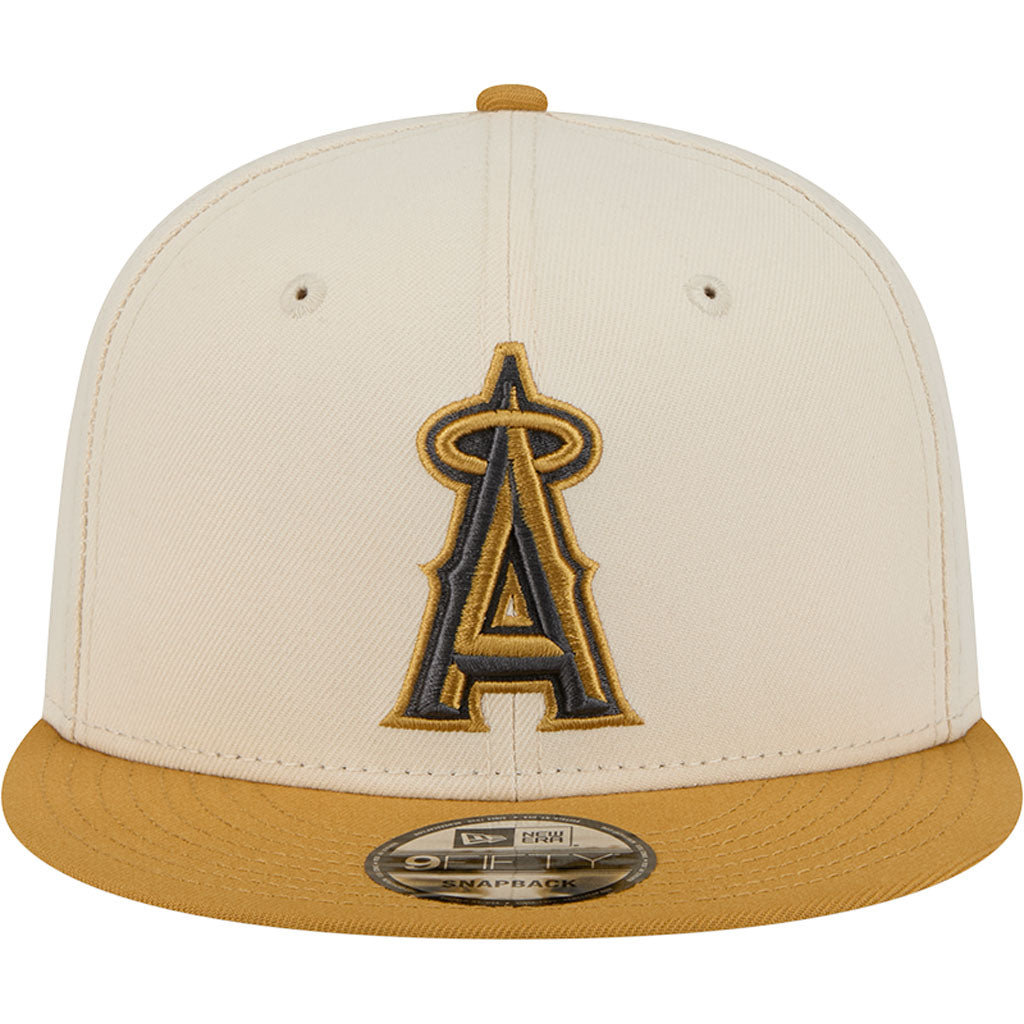 NFL Los Angeles Angels New Era Two-Tone Dusted 9FIFTY Snapback Hat - Light cream