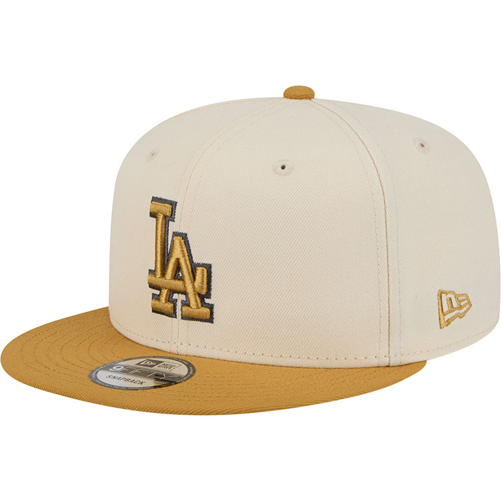 NFL Los Angeles Dodgers New Era Two-Tone Dusted 9FIFTY Snapback Hat - Light cream