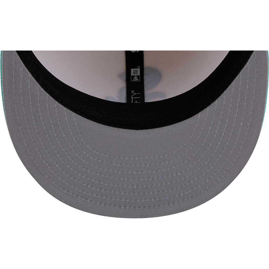 MLB Chicago White Sox New Era Two-Tone Aqua 9FIFTY Snapback Hat - Light cream