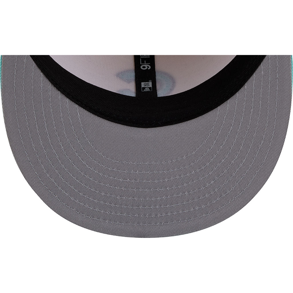 MLB Chicago Cubs New Era Two-Tone Aqua 9FIFTY Snapback Hat - Light cream