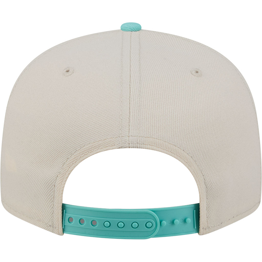 MLB New York Yankees New Era Two-Tone Aqua 9FIFTY Snapback Hat - Light cream