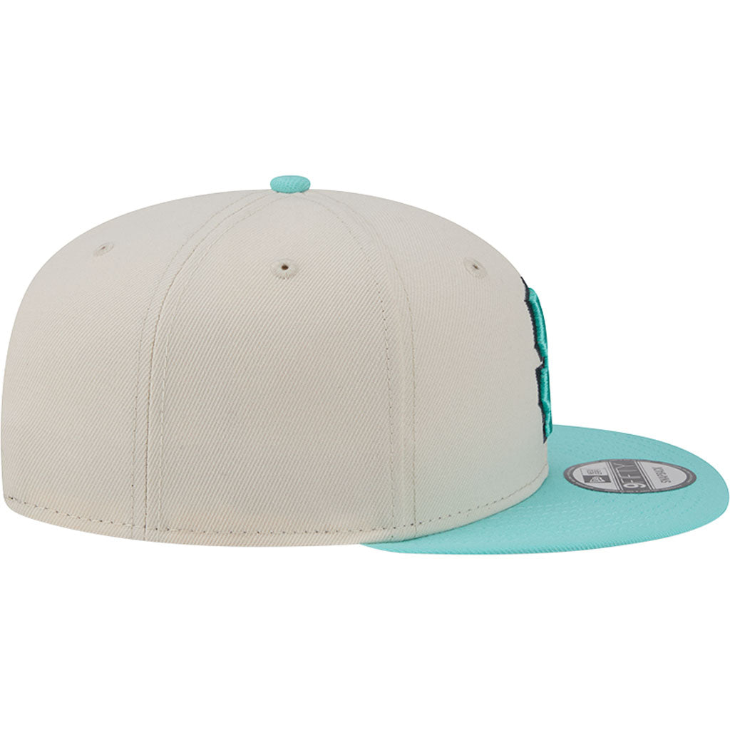 MLB San Francisco Giants New Era Two-Tone Aqua 9FIFTY Snapback Hat - Light cream