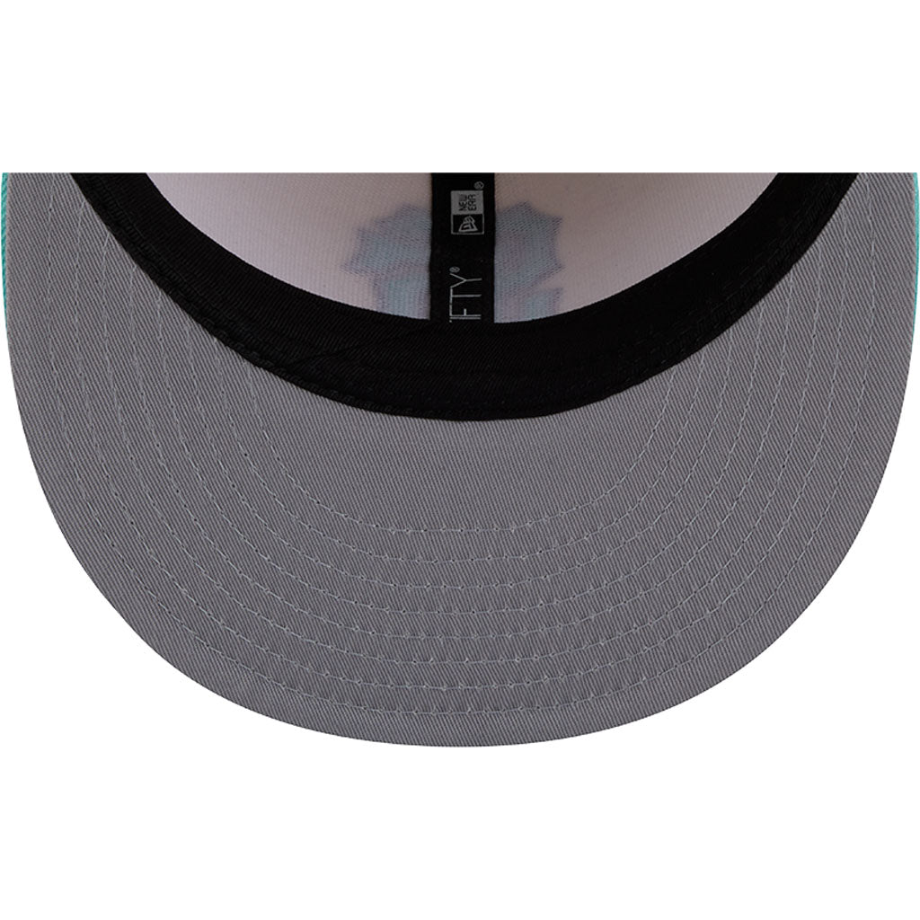 MLB San Francisco Giants New Era Two-Tone Aqua 9FIFTY Snapback Hat - Light cream
