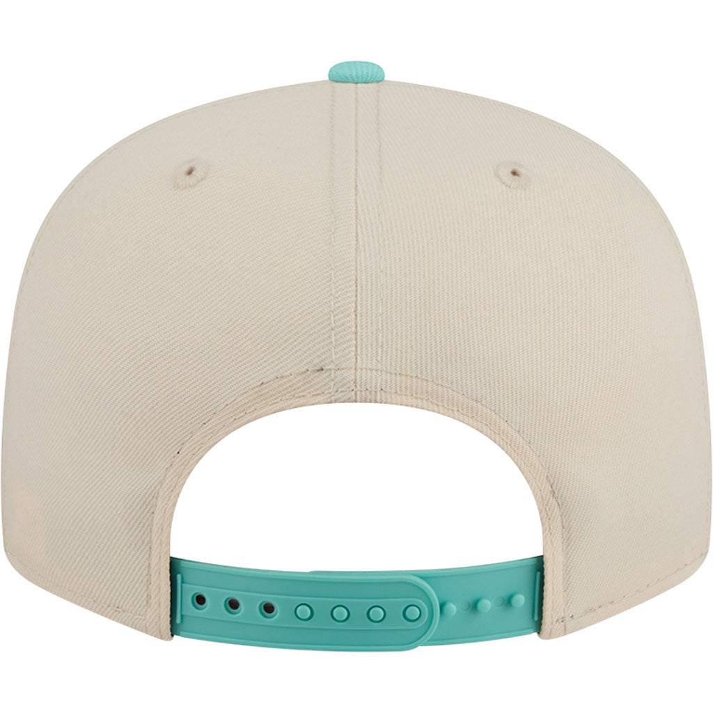 MLB Philadelphia Phillies New Era Two-Tone Aqua 9FIFTY Snapback Hat - Light cream