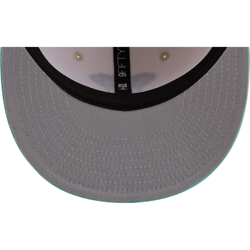 MLB Arizona Diamondbacks New Era Two-Tone Snakehead Aqua 9FIFTY Snapback Hat - Light cream