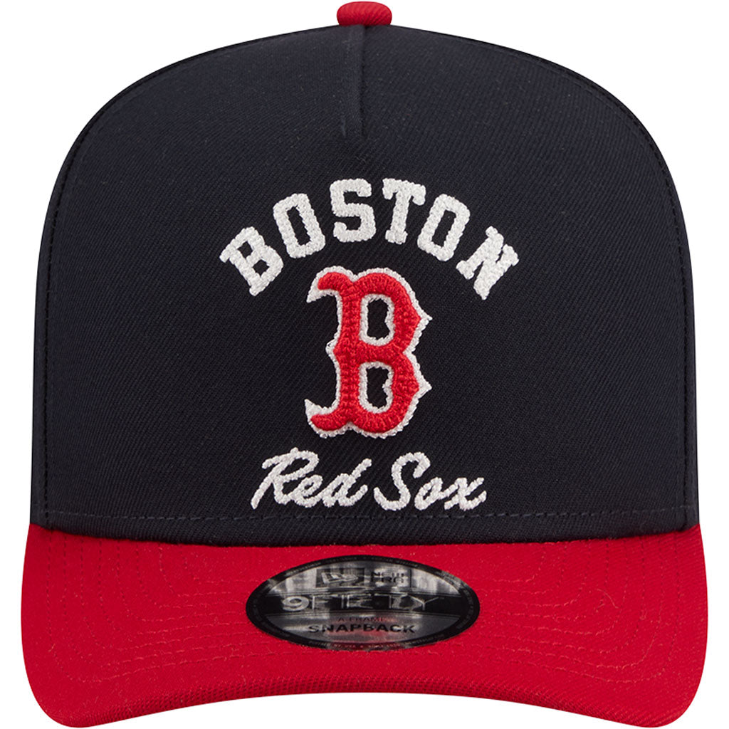 MLB Boston Red Sox New Era Arched 9FIFTY A-Frame Snapback Hat - Navy