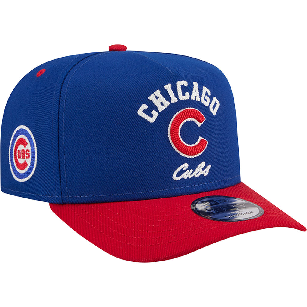 MLB Chicago Cubs New Era Arched 9FIFTY A-Frame Snapback Hat - Blue