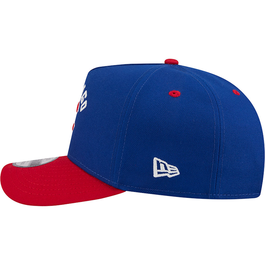 MLB Chicago Cubs New Era Arched 9FIFTY A-Frame Snapback Hat - Blue