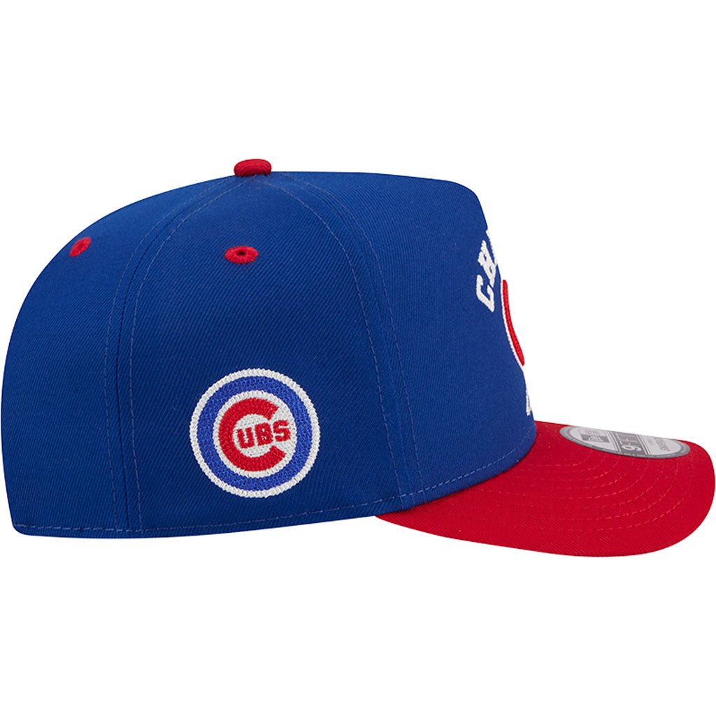 MLB Chicago Cubs New Era Arched 9FIFTY A-Frame Snapback Hat - Blue