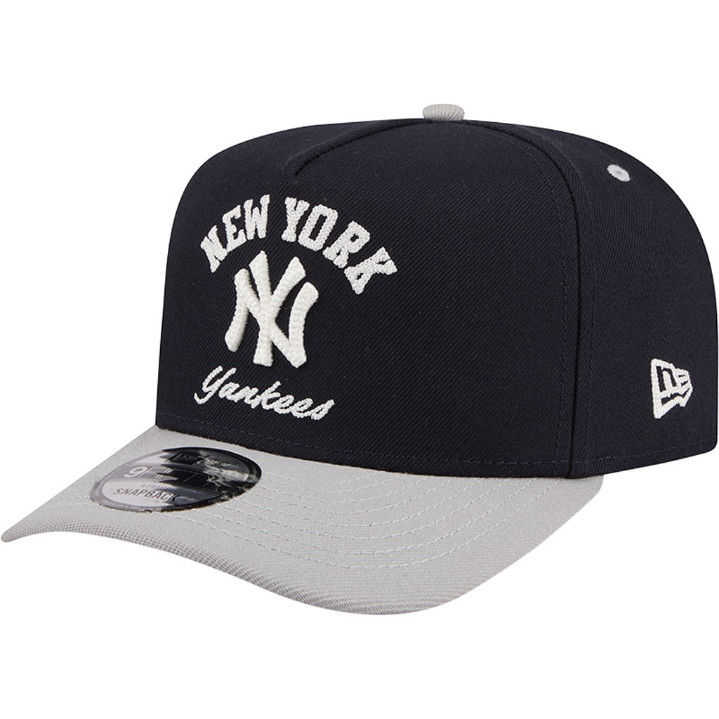MLB New York Yankees New Era Arched 9FIFTY A-Frame Snapback Hat - Navy