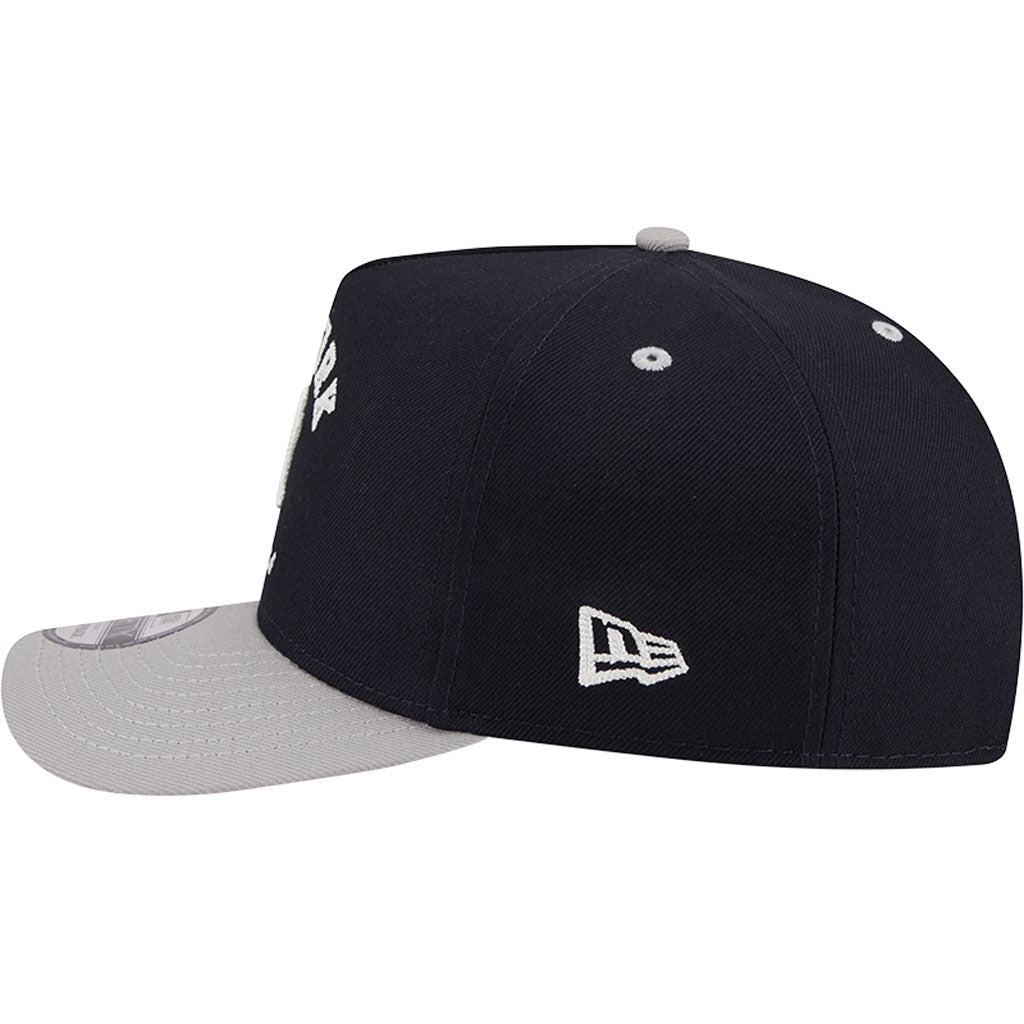 MLB New York Yankees New Era Arched 9FIFTY A-Frame Snapback Hat - Navy