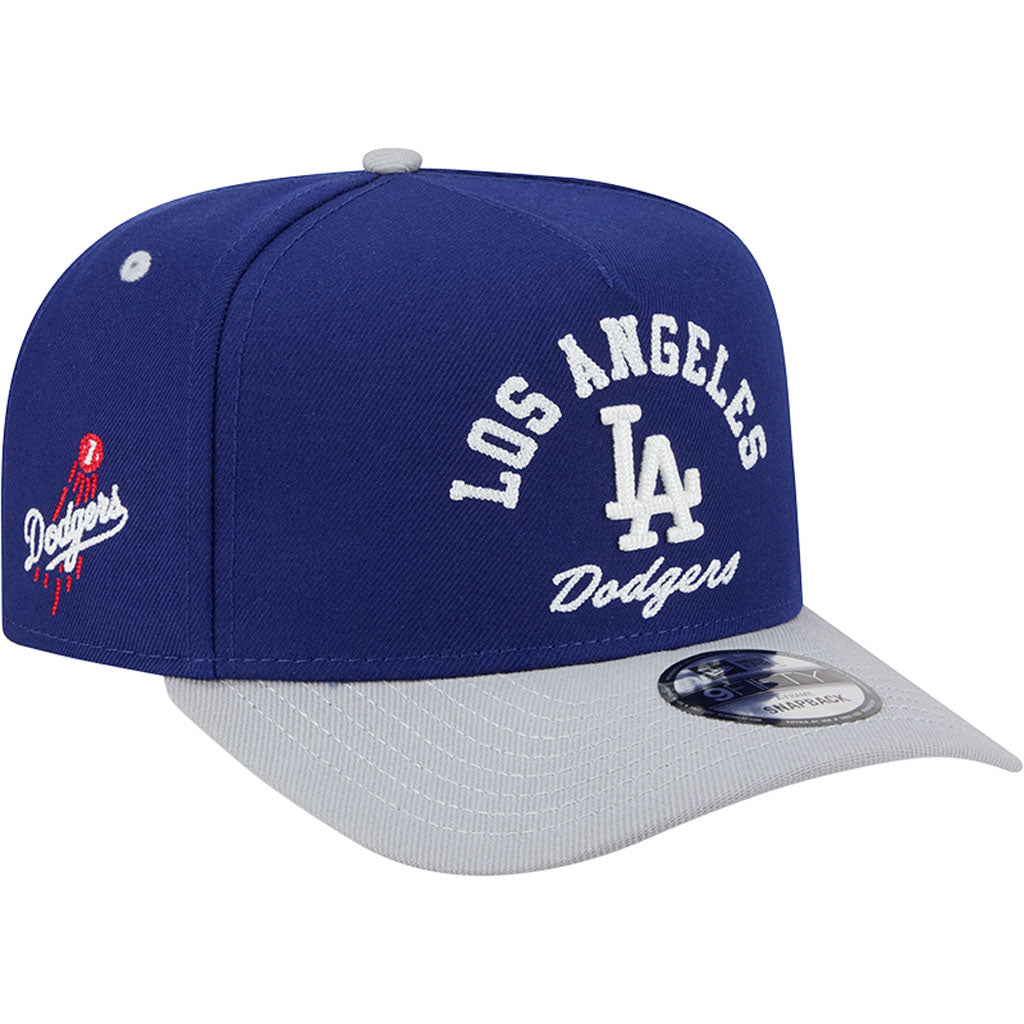 MLB Los Angeles Dodgers New Era Arched 9FIFTY A-Frame Snapback Hat - Blue