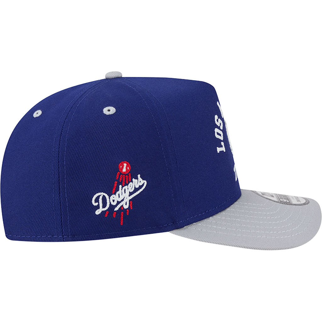 MLB Los Angeles Dodgers New Era Arched 9FIFTY A-Frame Snapback Hat - Blue