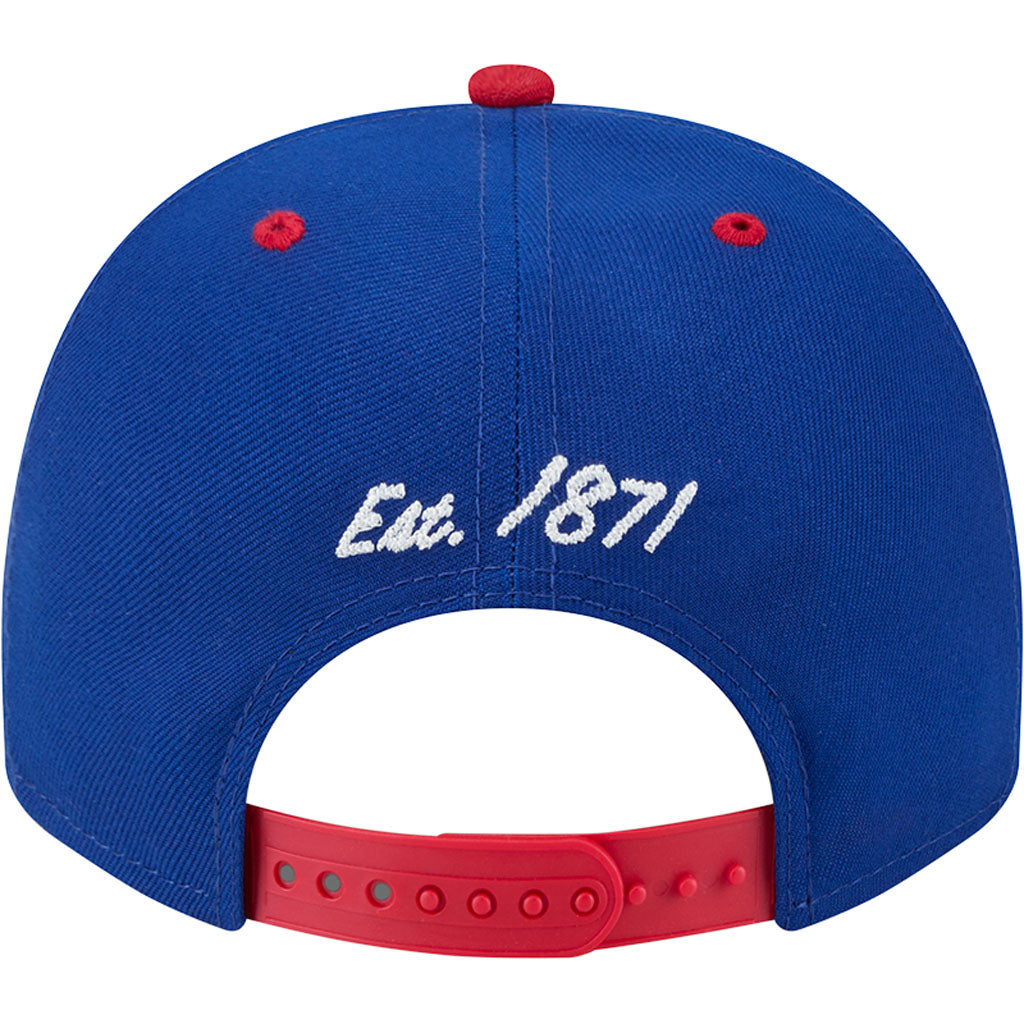 MLB Atlanta Braves New Era Arched 9FIFTY A-Frame Snapback Hat - Blue