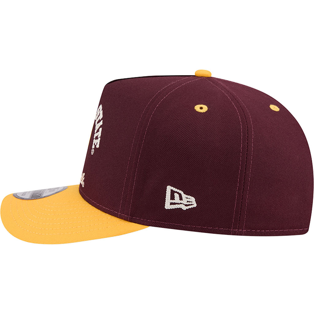 NCAA Arizona State Sun Devils New Era Arched 9FIFTY A-Frame Snapback Hat - Maroon