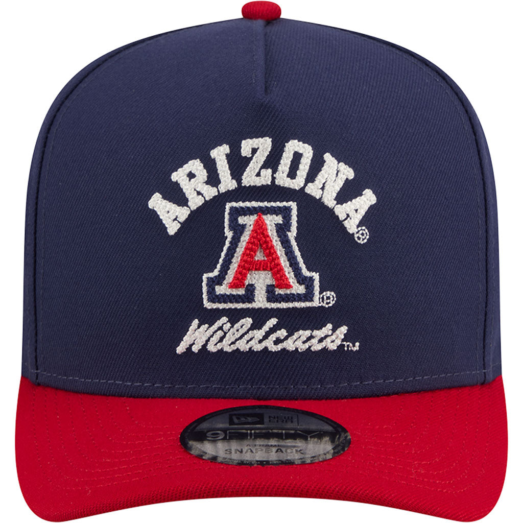 NCAA Arizona Wildcats New Era Arched 9FIFTY A-Frame Snapback Hat - Navy