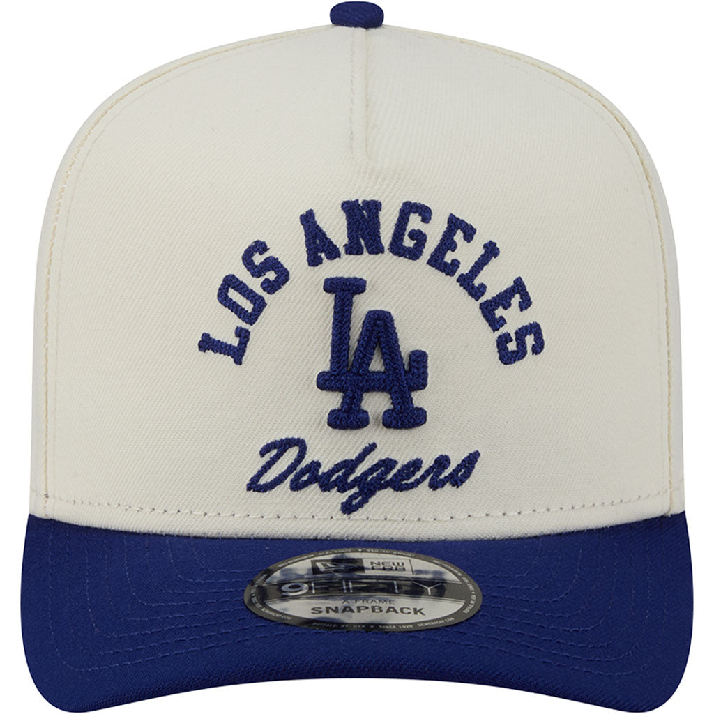 MLB Los Angeles Dodgers New Era Arched 9FIFTY A-Frame Snapback Hat - Cream