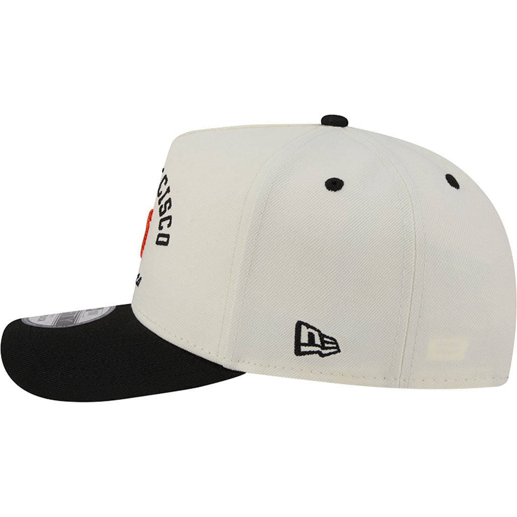 MLB San Francisco Giants New Era Arched 9FIFTY A-Frame Snapback Hat - Cream