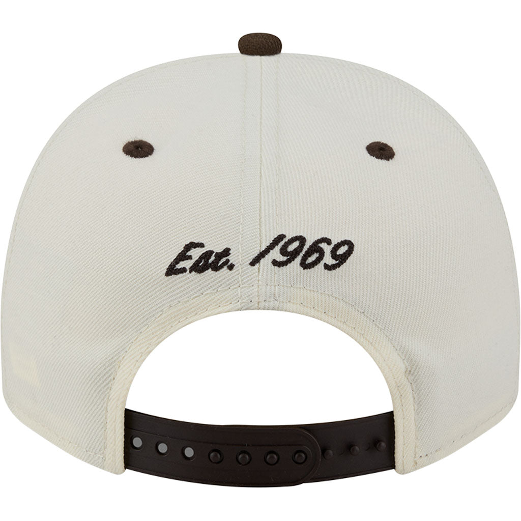 MLB San Diego Padres New Era Arched 9FIFTY A-Frame Snapback Hat - Cream