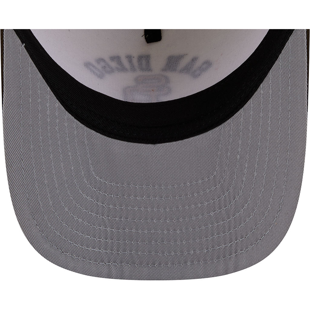 MLB San Diego Padres New Era Arched 9FIFTY A-Frame Snapback Hat - Cream
