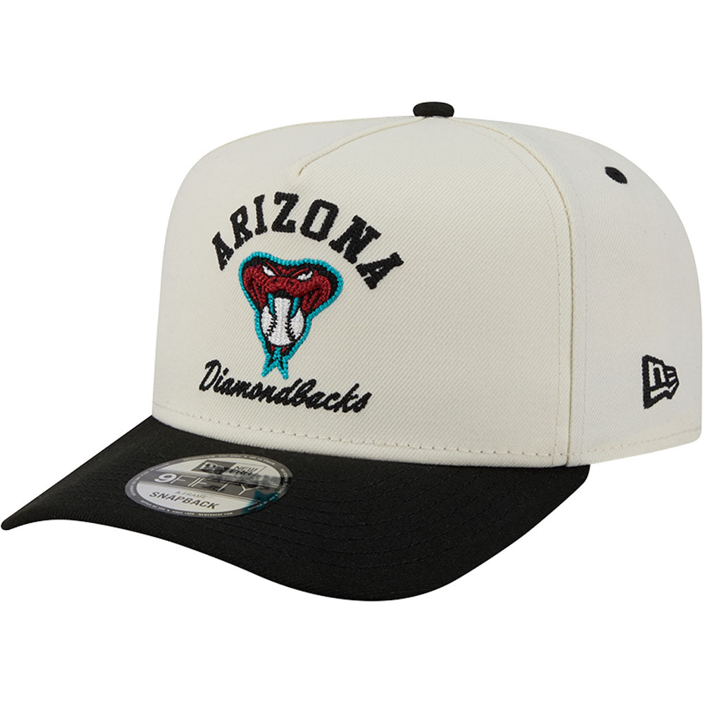MLB Arizona Diamondbacks New Era Arched 9FIFTY A-Frame Snapback Hat - Cream