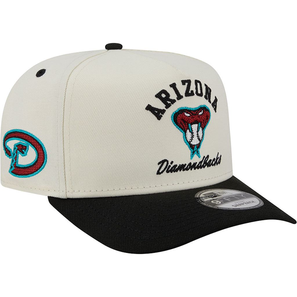 MLB Arizona Diamondbacks New Era Arched 9FIFTY A-Frame Snapback Hat - Cream