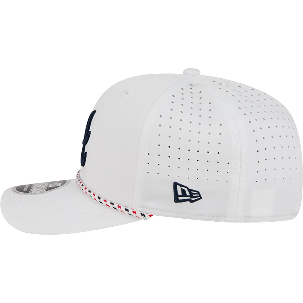 MLB Atlanta Braves New Era Sport 9SEVENTY Stretch Snapback Hat - White
