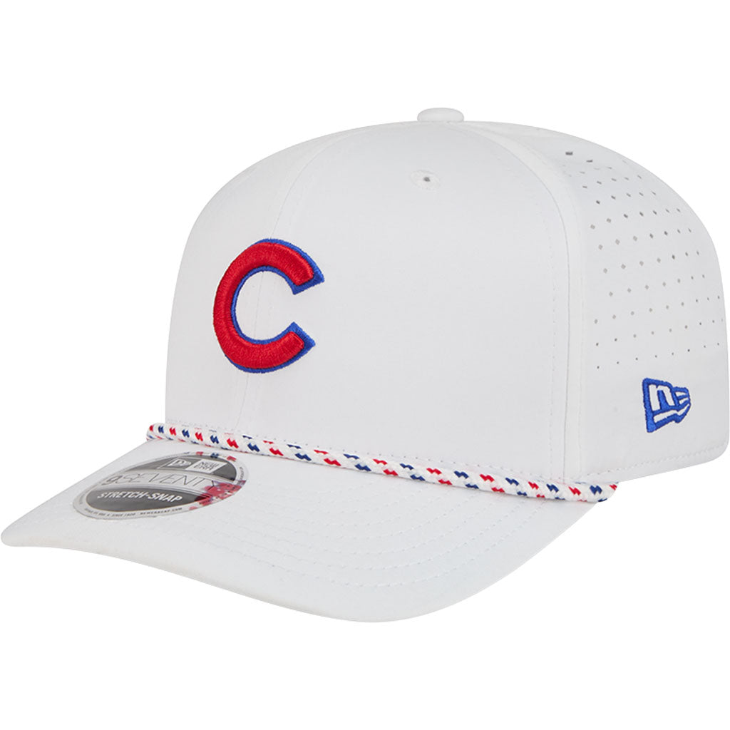 MLB Chicago Cubs New Era Sport 9SEVENTY Stretch Snapback Hat - White