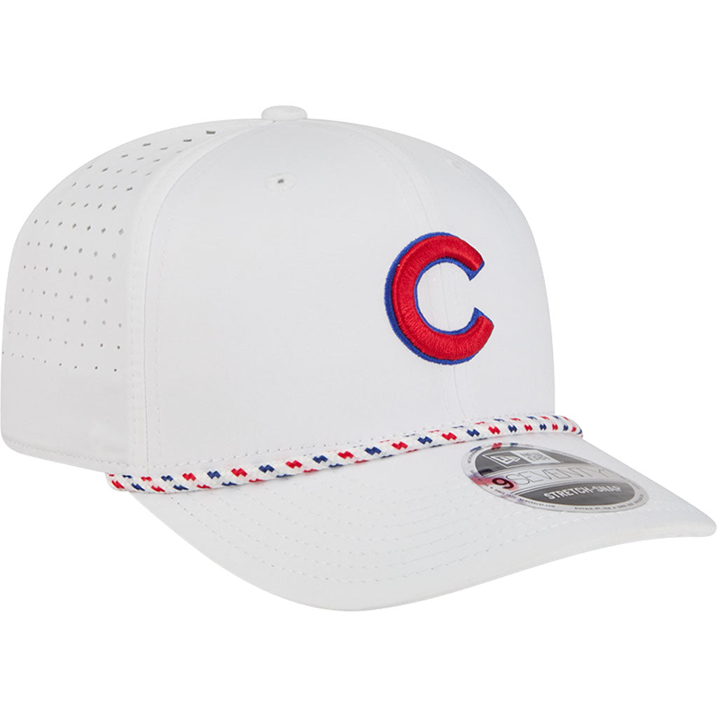 MLB Chicago Cubs New Era Sport 9SEVENTY Stretch Snapback Hat - White