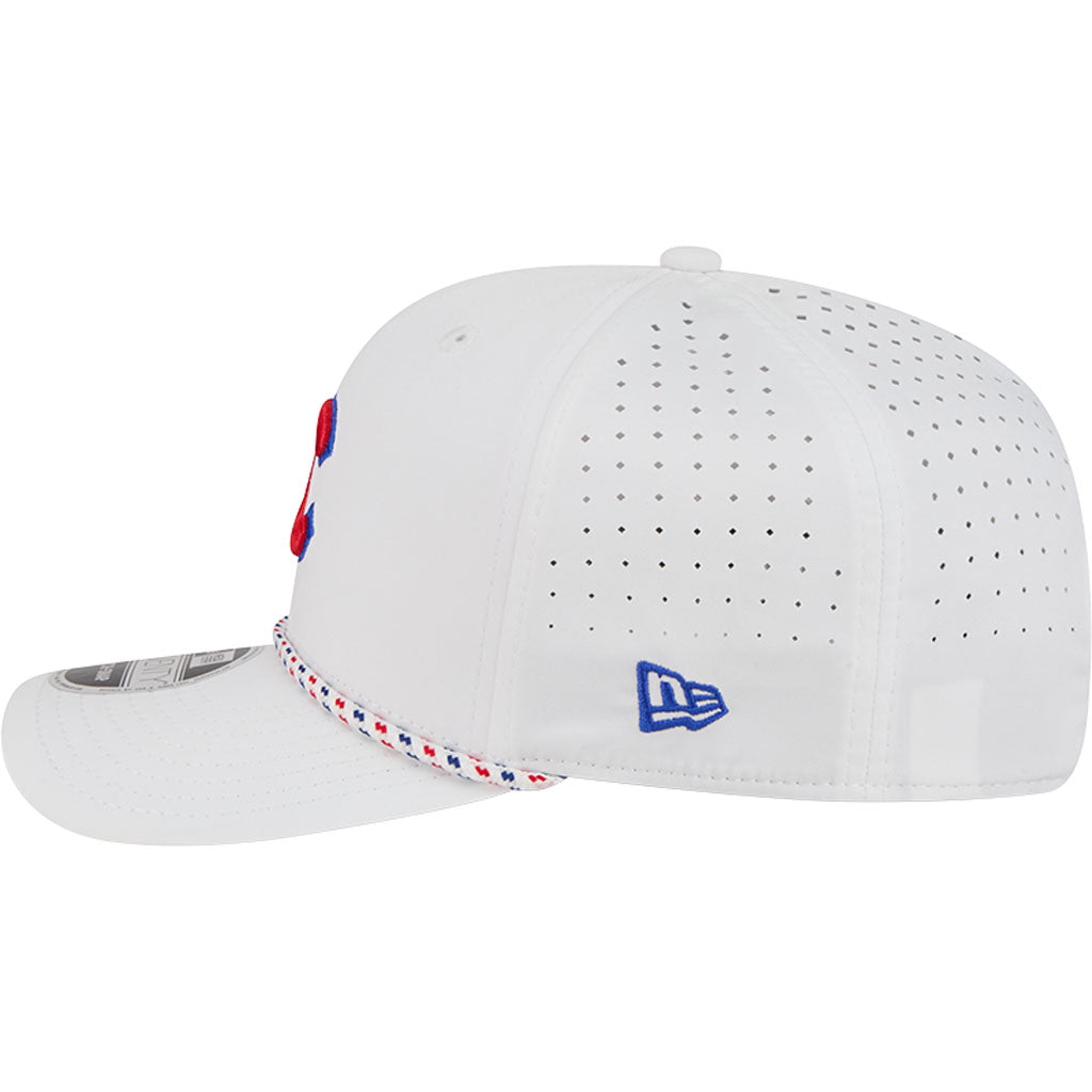 MLB Chicago Cubs New Era Sport 9SEVENTY Stretch Snapback Hat - White