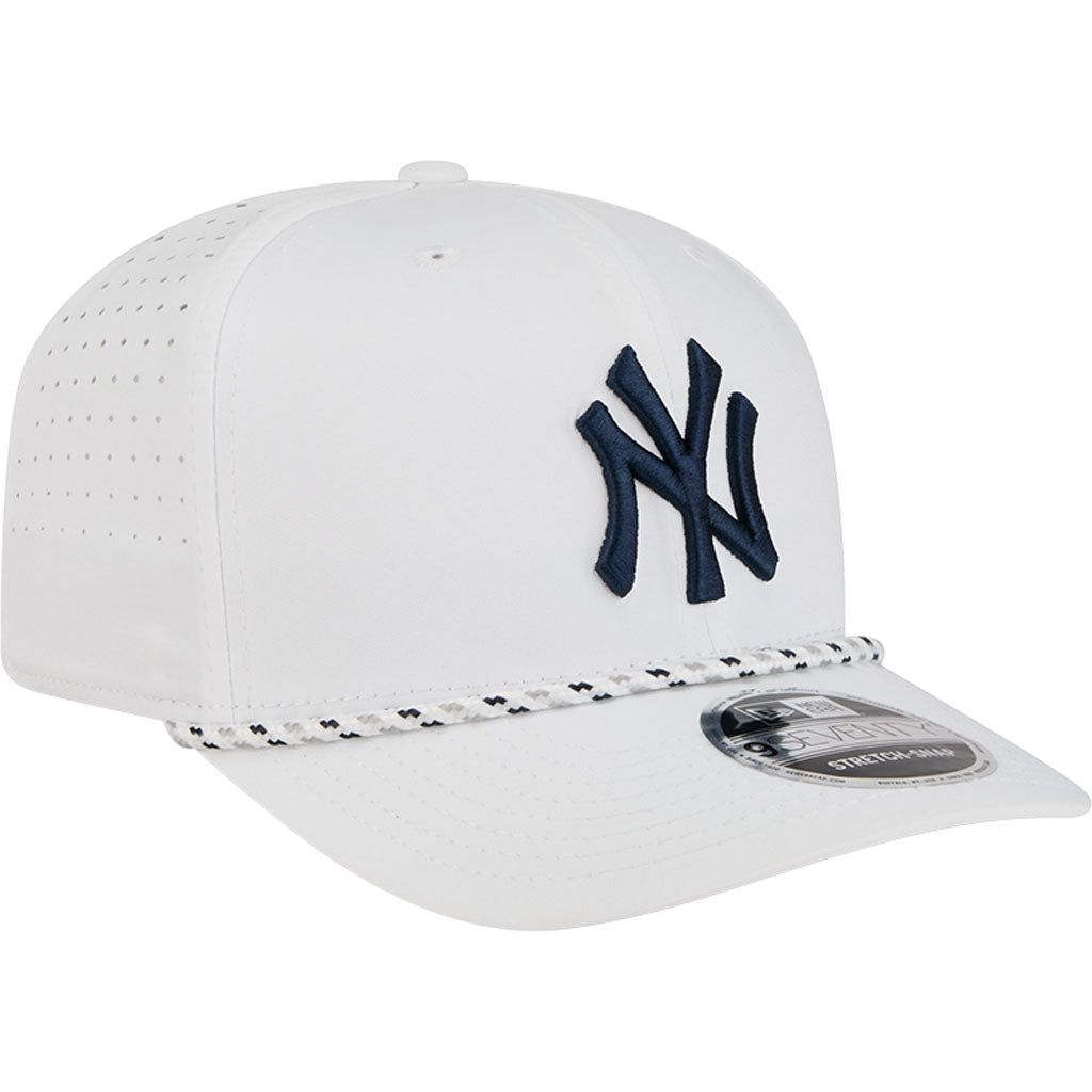 MLB New York Yankees New Era Sport 9SEVENTY Stretch Snapback Hat - White