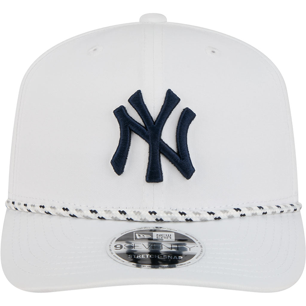 MLB New York Yankees New Era Sport 9SEVENTY Stretch Snapback Hat - White