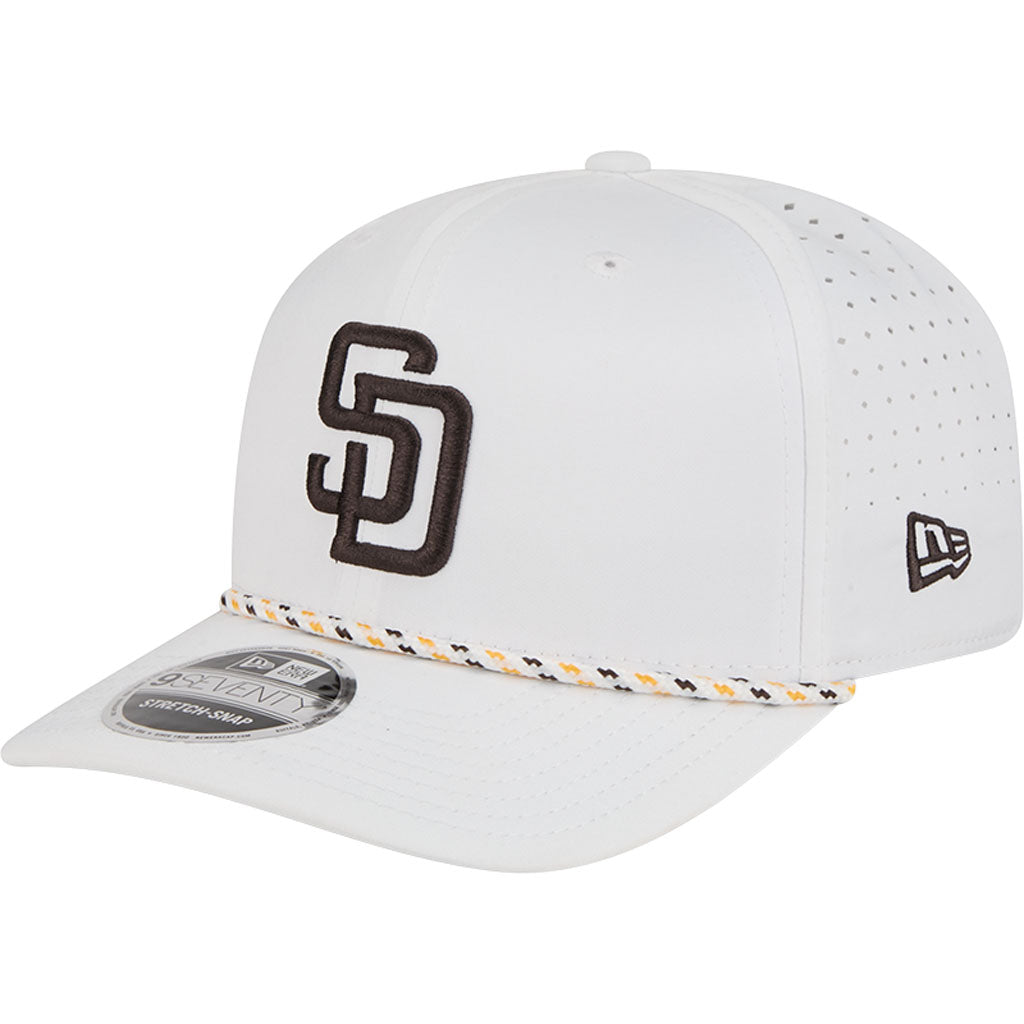 MLB San Diego Padres New Era Sport 9SEVENTY Stretch Snapback Hat - White