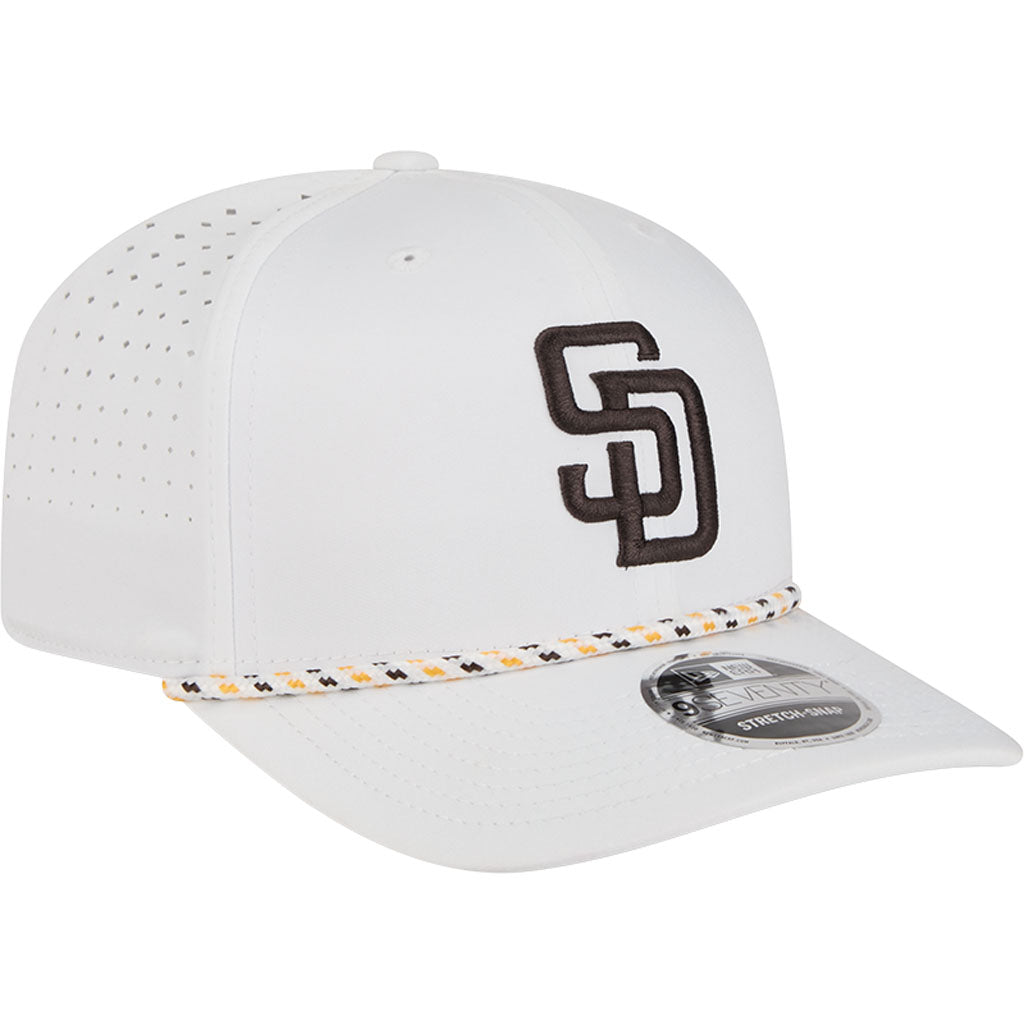 MLB San Diego Padres New Era Sport 9SEVENTY Stretch Snapback Hat - White