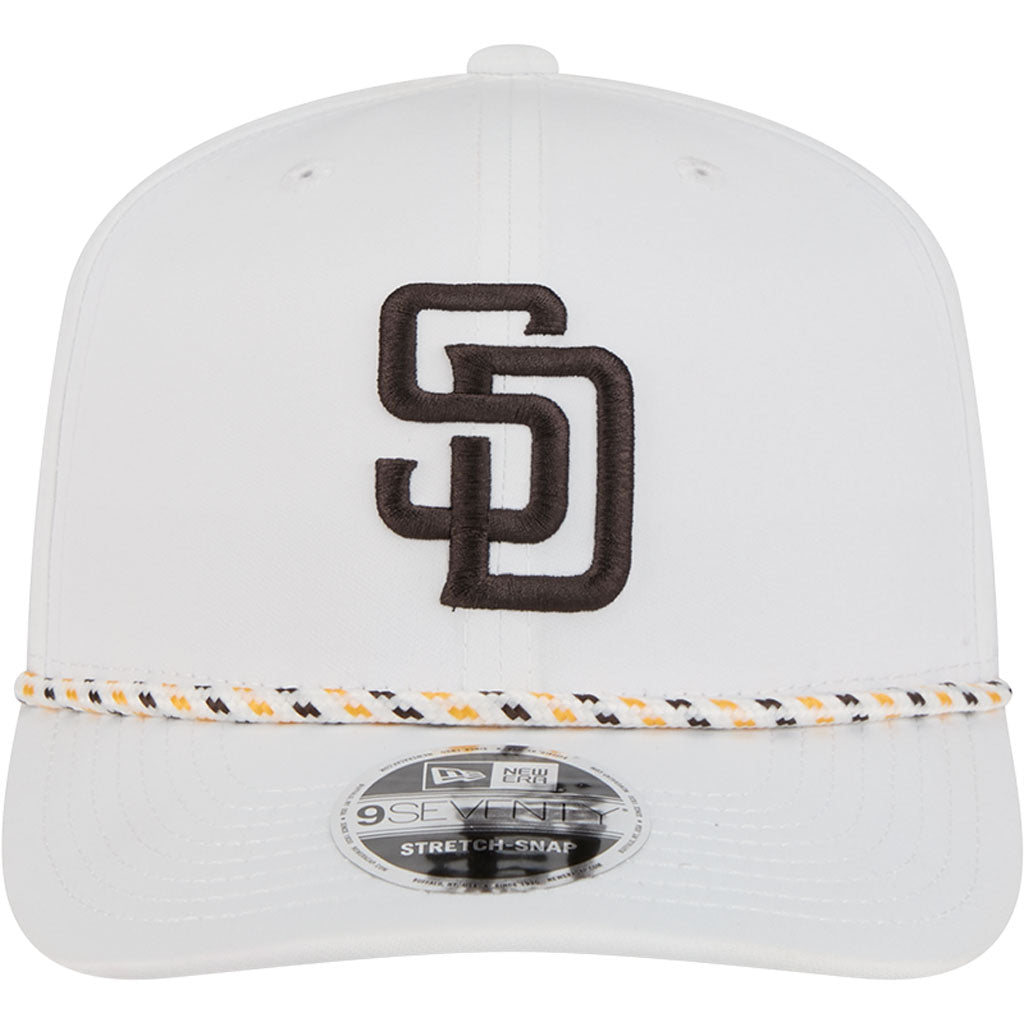 MLB San Diego Padres New Era Sport 9SEVENTY Stretch Snapback Hat - White