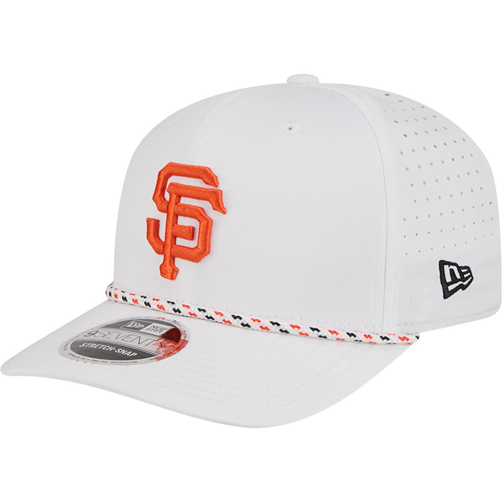 MLB San Francisco Giants New Era Sport 9SEVENTY Stretch Snapback Hat - White