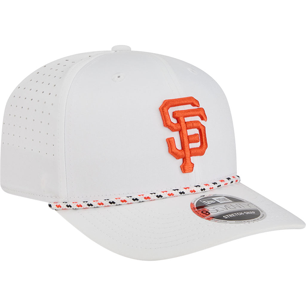MLB San Francisco Giants New Era Sport 9SEVENTY Stretch Snapback Hat - White