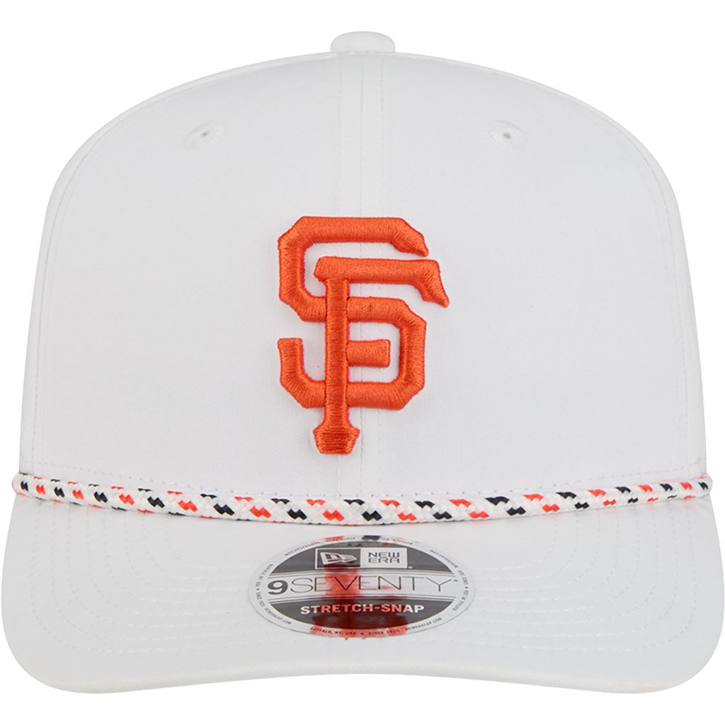 MLB San Francisco Giants New Era Sport 9SEVENTY Stretch Snapback Hat - White