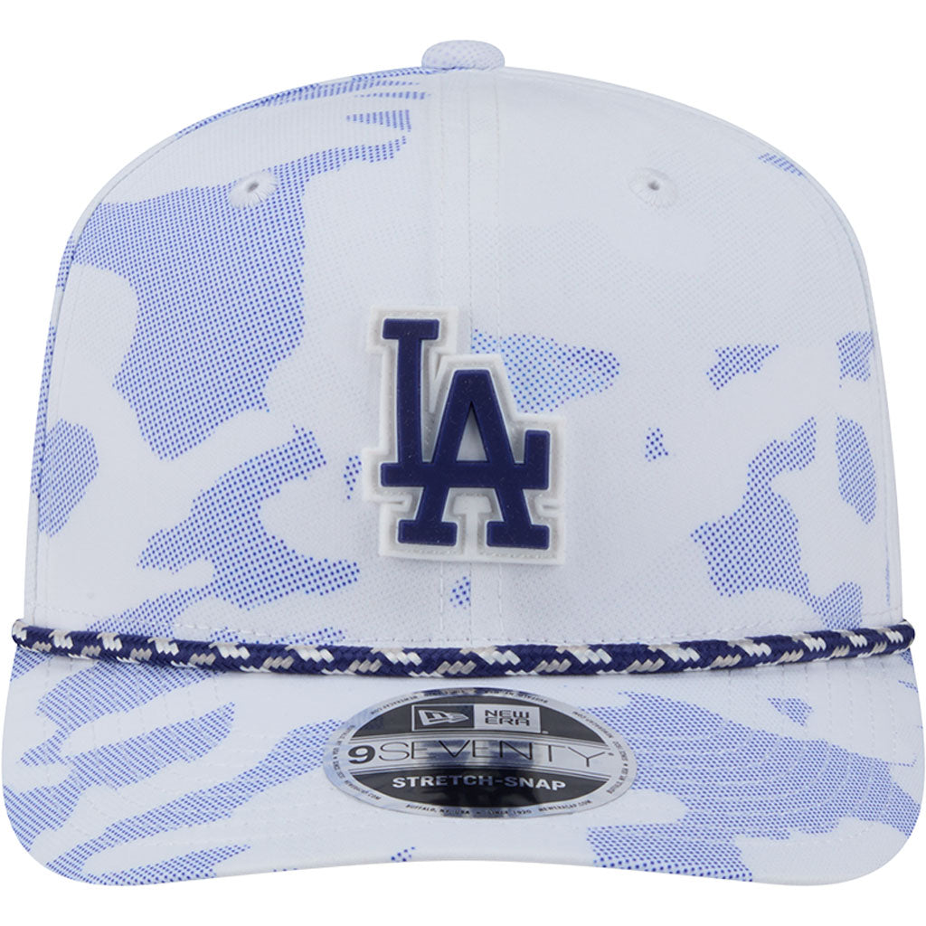 MLB Los Angeles Dodgers New Era Camo Rope 9SEVENTY Stretch Snap Hat
