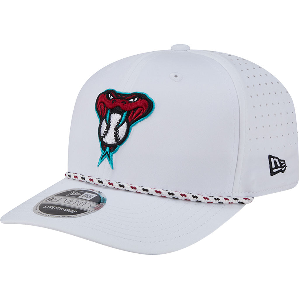MLB Arizona Diamondbacks New Era Sport 9SEVENTY Stretch Snapback Hat - White